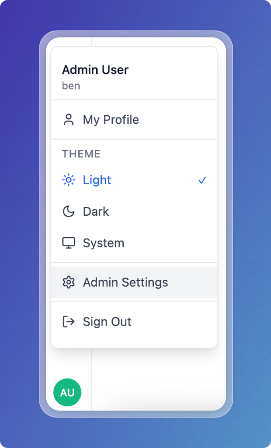 Admin Panel