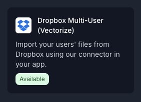 Dropbox Multi-User (Vectorize) Card
