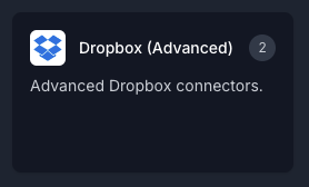 Dropbox (Advanced) Card