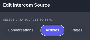 Configure Intercom Connector