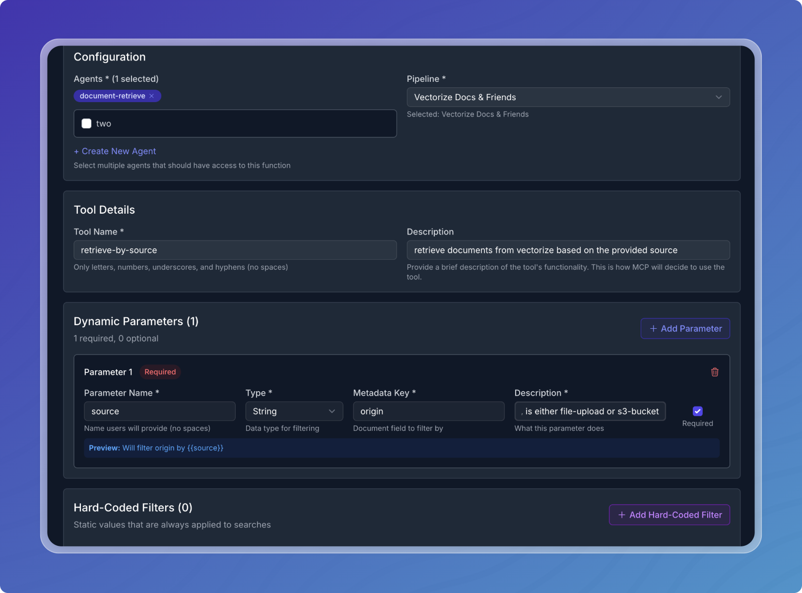 Create Tool