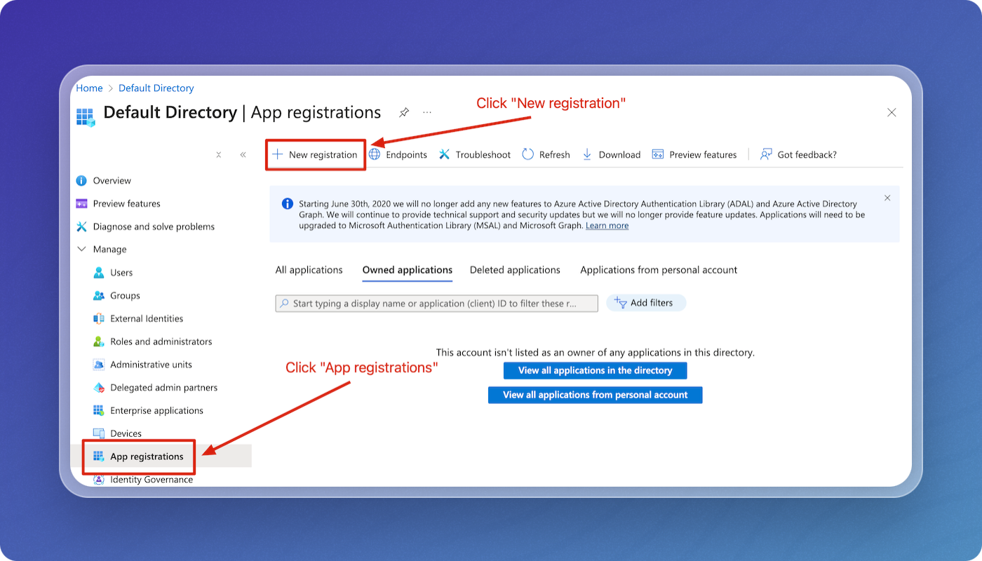 App Registrations