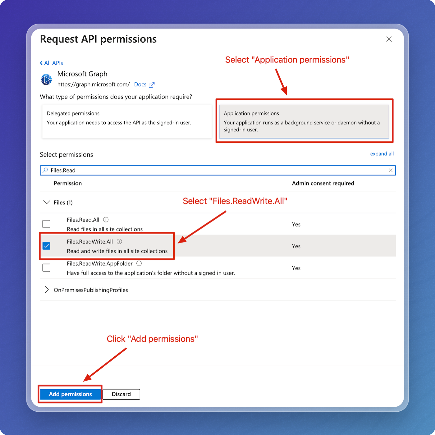 Add Permission