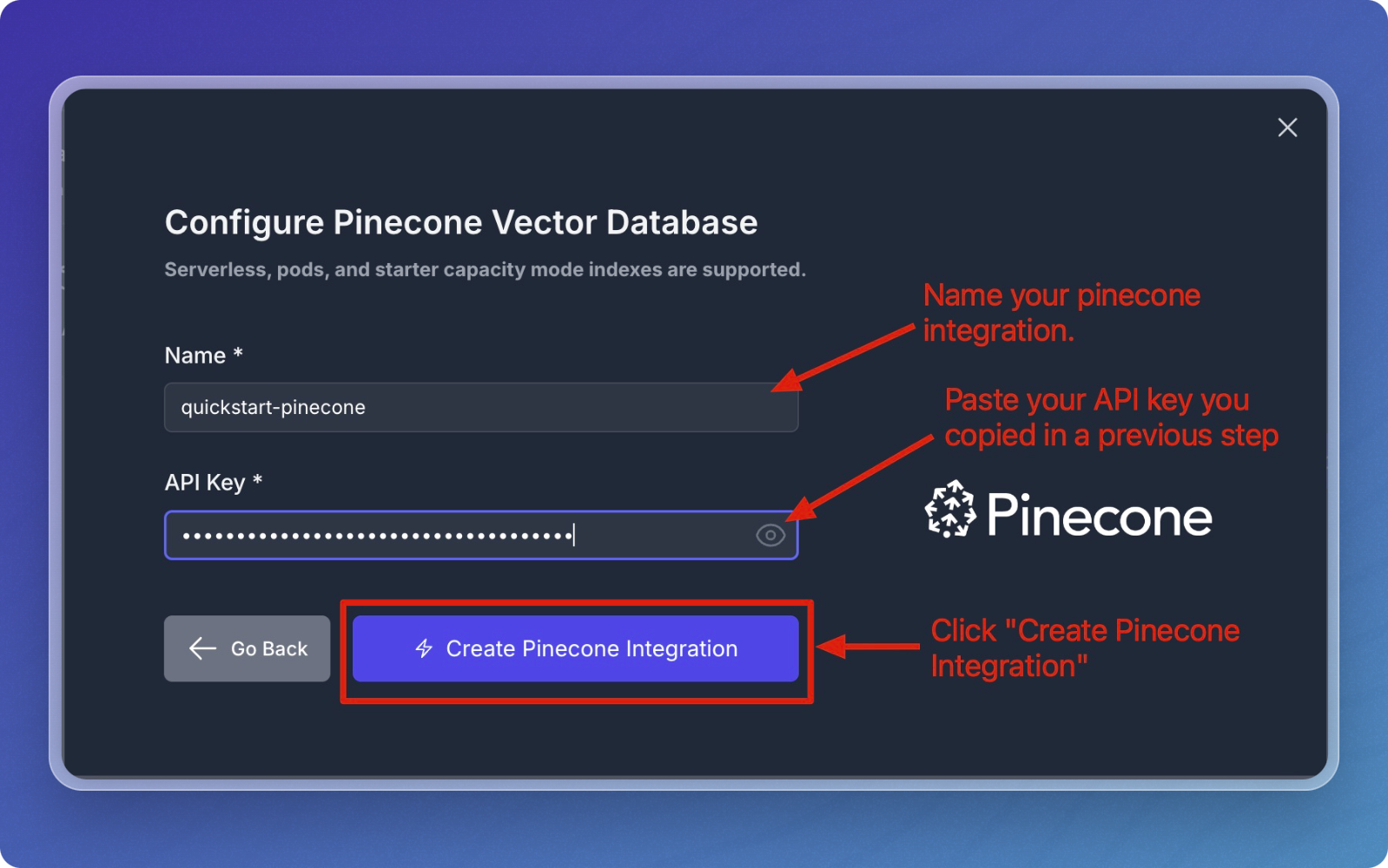 Pinecone Integration