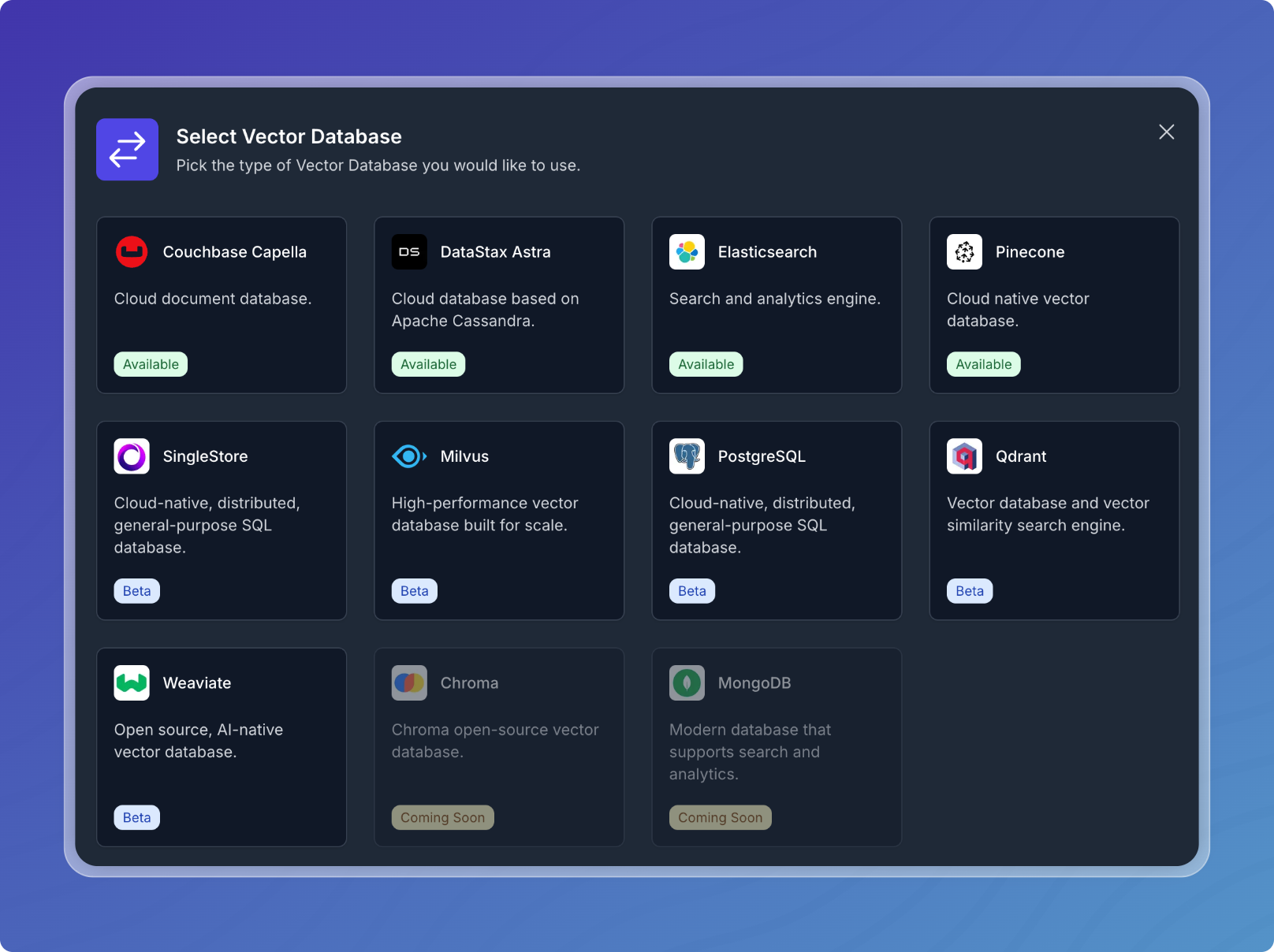 Vector Databases Options